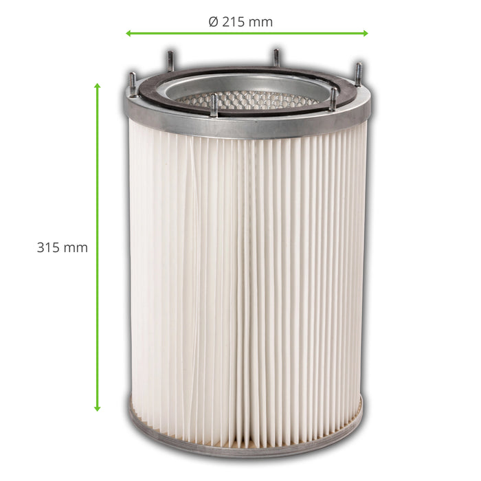 Cartucho de filtro, 215 x 315 mm, ePTFE, compatible con KEMPER Dusty / Dusty Evo