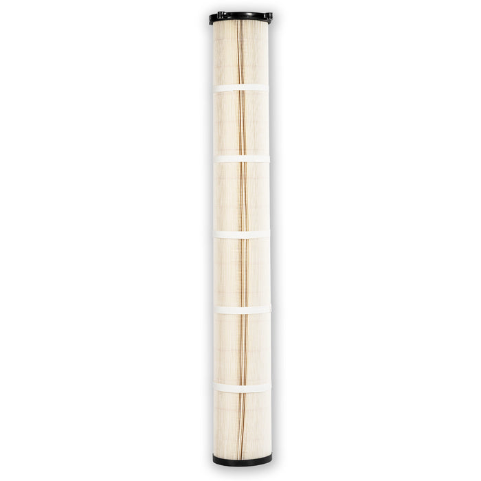 Cartucho de filtro, 185 x 1370 mm, celulosa / vellón de poliéster ignífugo, compatible con DANTHERM DISA NEDERMAN