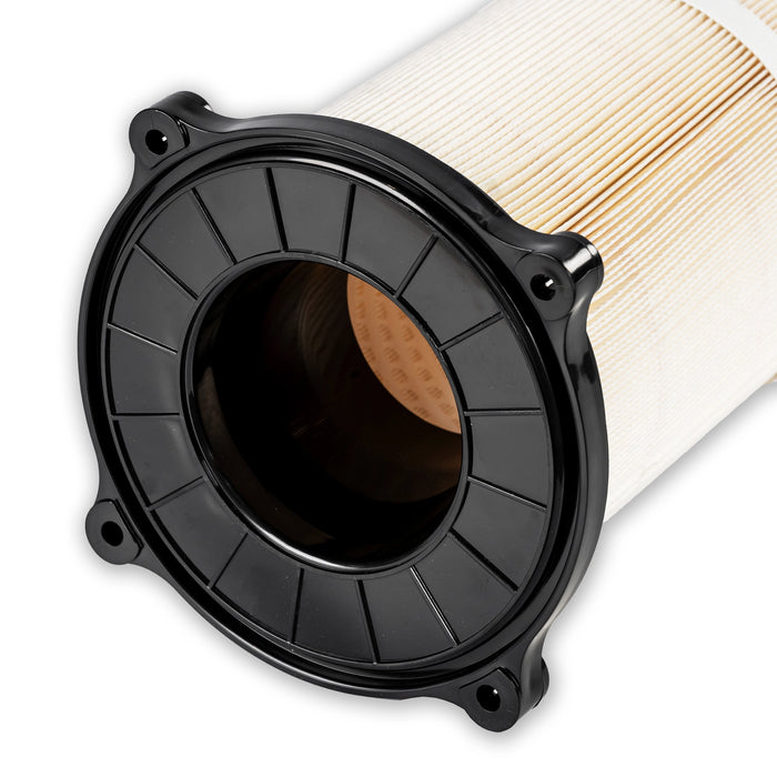 Cartucho de filtro, 185 x 1370 mm, celulosa / vellón de poliéster ignífugo, compatible con DANTHERM DISA NEDERMAN