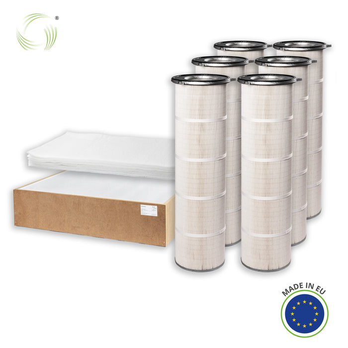 Juego de filtros compatible con NOVUS / IVAT Airtower FT15.000 y FT20.000