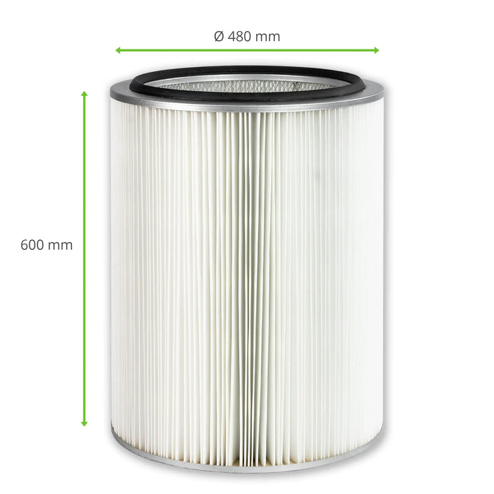 Cartucho de filtro, 480 x 600 mm, PTFE, PLYMOVENT Mobile-Pro W3